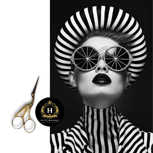 Striped Glam Rock Star Decoupage   Tissue Paper