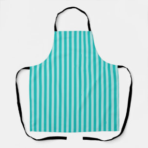 Striped green  All-Over Print Apron