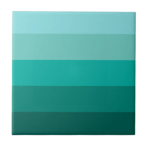 Striped Green Colours Tile