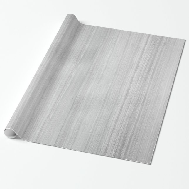 Striped Grey Granite Wrapping Paper (Unrolled)