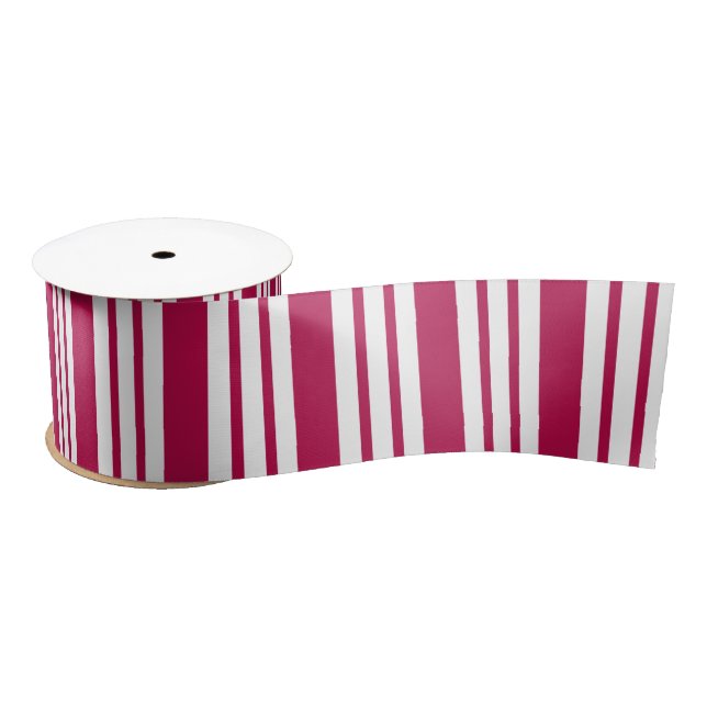 Striped Holiday Ribbon Satin Ribbon (Spool)