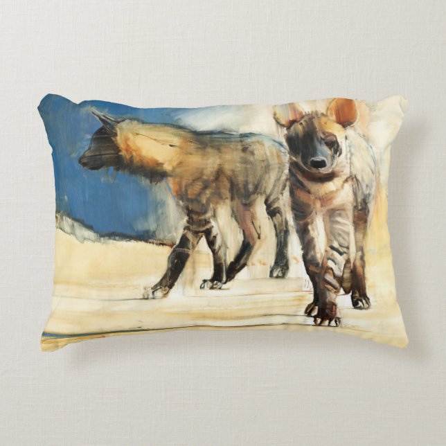 Striped Hyaenas 2010 Decorative Cushion (Front)