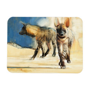 Striped Hyaenas 2010 Magnet