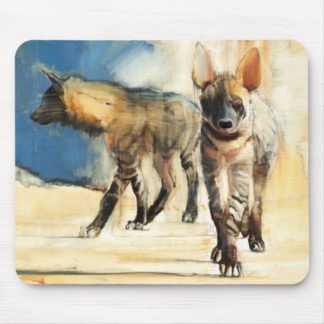 Striped Hyaenas 2010 Mouse Mat (Front)