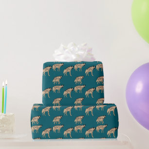 Striped Hyenas Wrapping Paper
