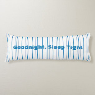 Striped in Blues Body Cushion