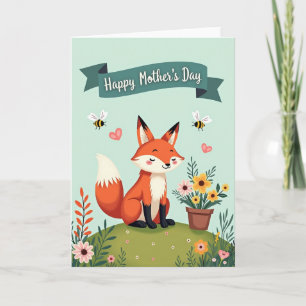 Striped Insect Woodland Card