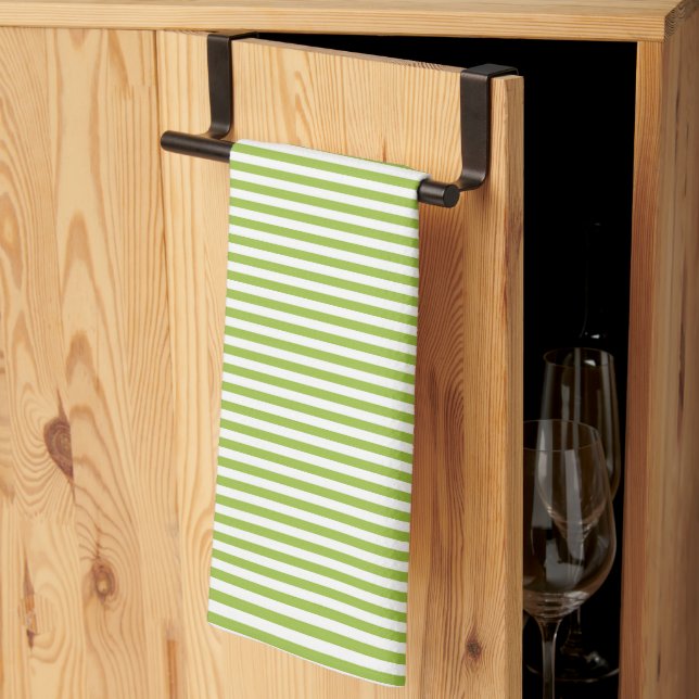 Striped Kitchen Towel (Thirds Fold)