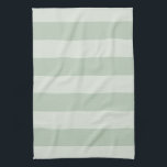 Striped Light Green Kitchen Towl Tea Towel<br><div class="desc">For more light green decor visit the rest of this shop!</div>