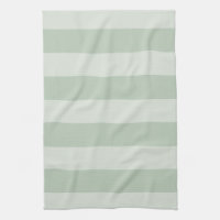 Striped Light Green Kitchen Towl