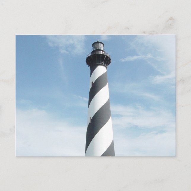 Striped Lighthouse Postcard (Front)