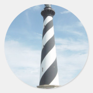 Striped Lighthouse Stickers