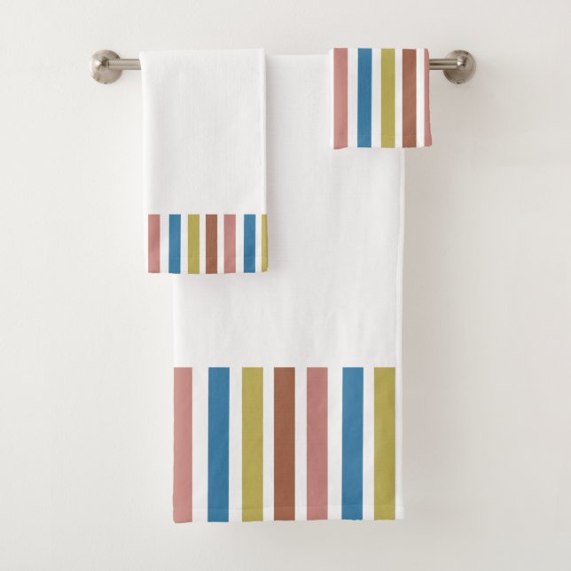 Striped Lines Bath Towel Set (Insitu)