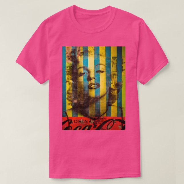 Striped Marilyn T-Shirt (Design Front)