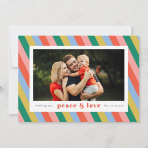 Striped Merry Border Card