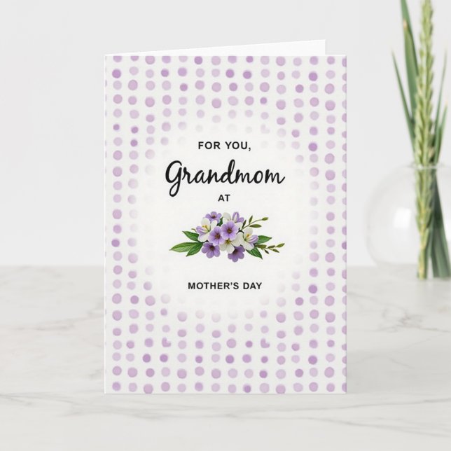 Striped Message Card (Front)