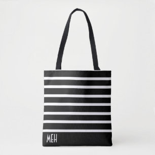 Striped Minor Monogram Tote Bag