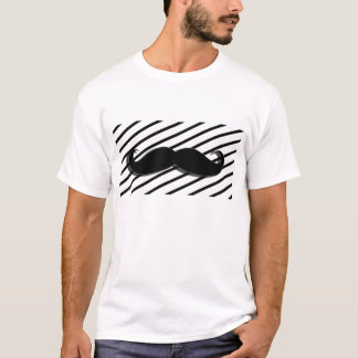Striped Moustache T-Shirt - 