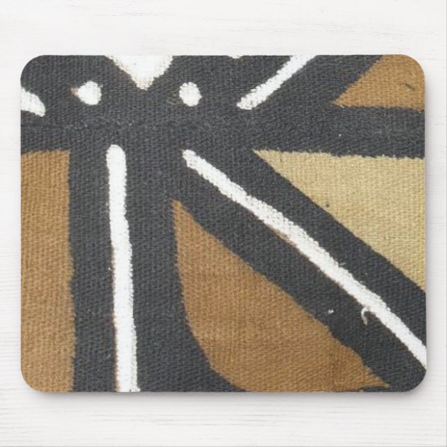 Striped Mud cloth mouse pad (Front)