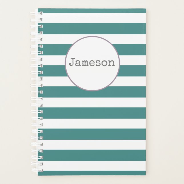 Striped Name Planner (Front)