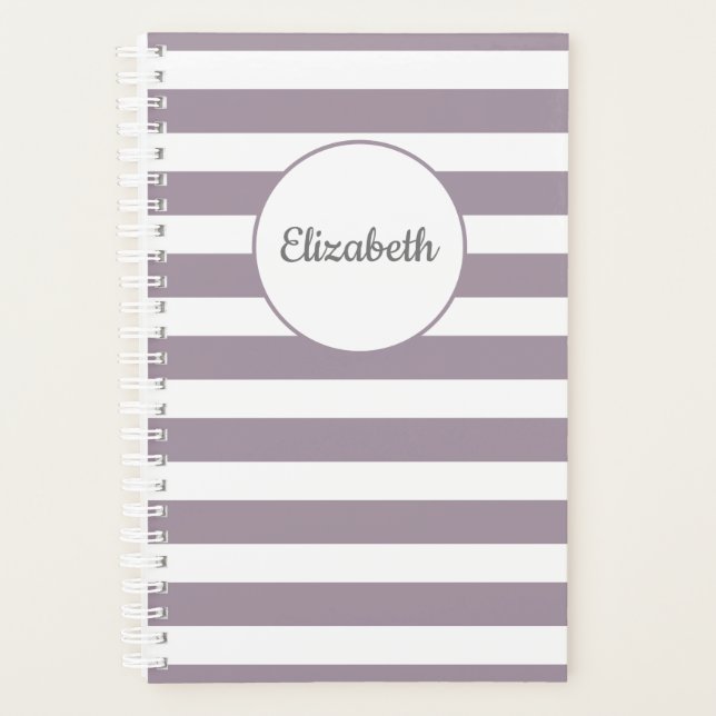 Striped Name Planner (Front)