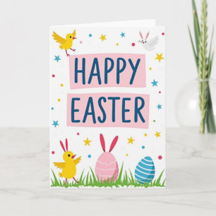 Striped Ovoids Spring Card