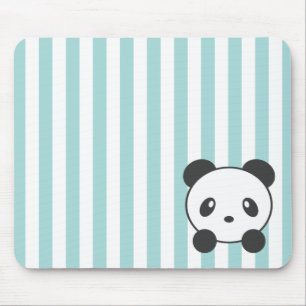 Striped Panda Mouse Mat
