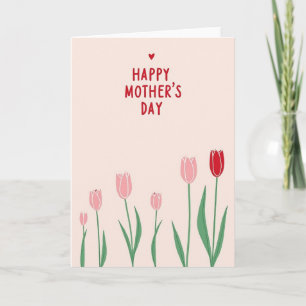 Striped Pastel Blooms Card