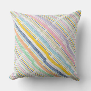 Striped Pastels Cushion