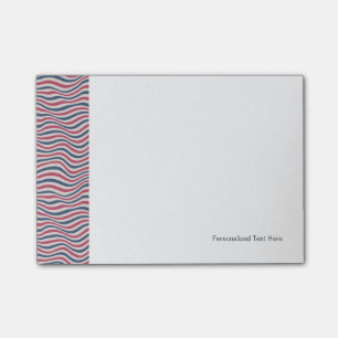 Striped pattern 2 post-it notes