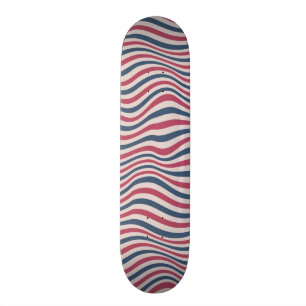 Striped pattern 2 skateboard