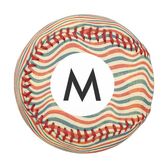 Striped pattern baseball (Front Left)