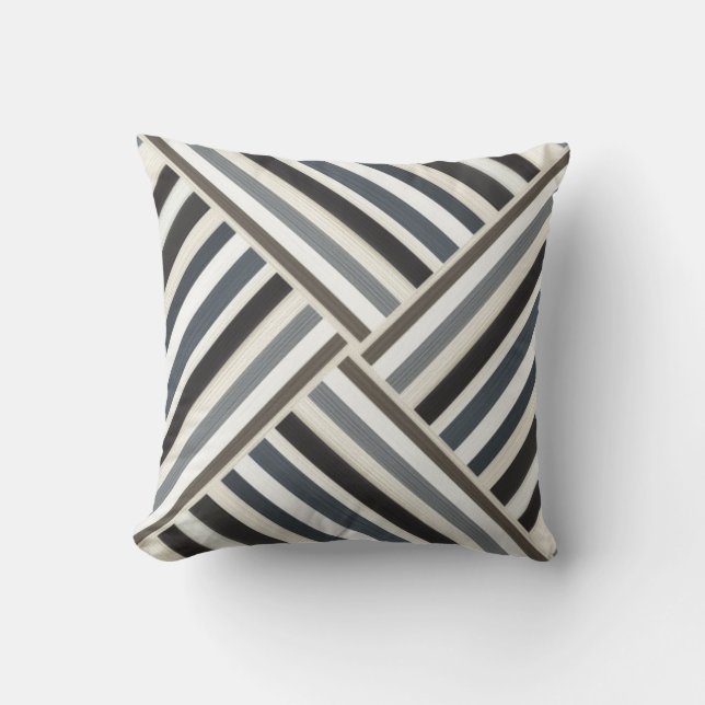Striped Pattern Choose Size Cushion (Front)