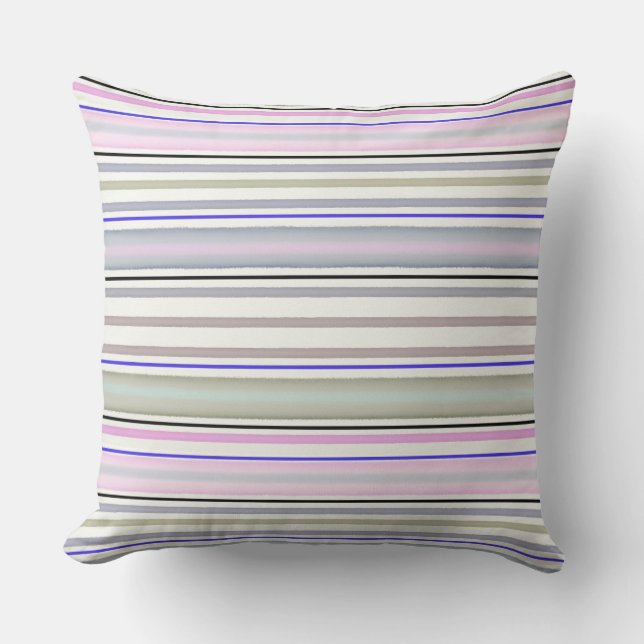 Striped pattern cushion (Front)