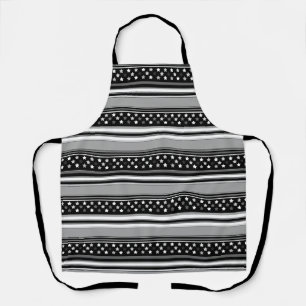 Striped pattern horizontal with stars apron