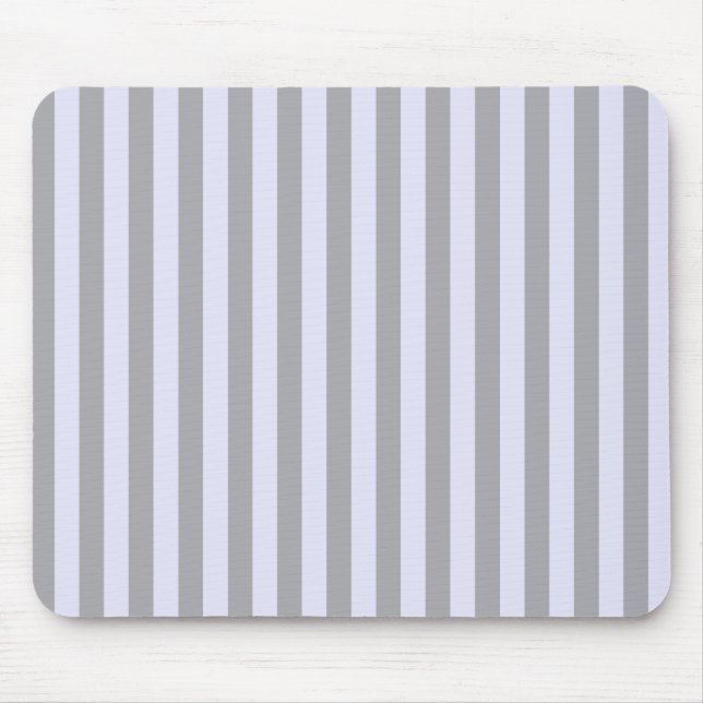 Striped pattern in grey and lavender mouse mat (Front)