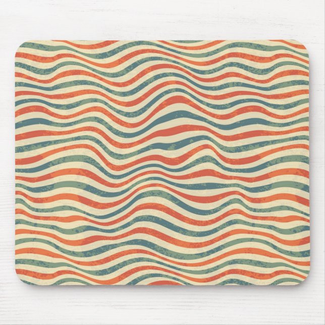 Striped pattern mouse mat (Front)