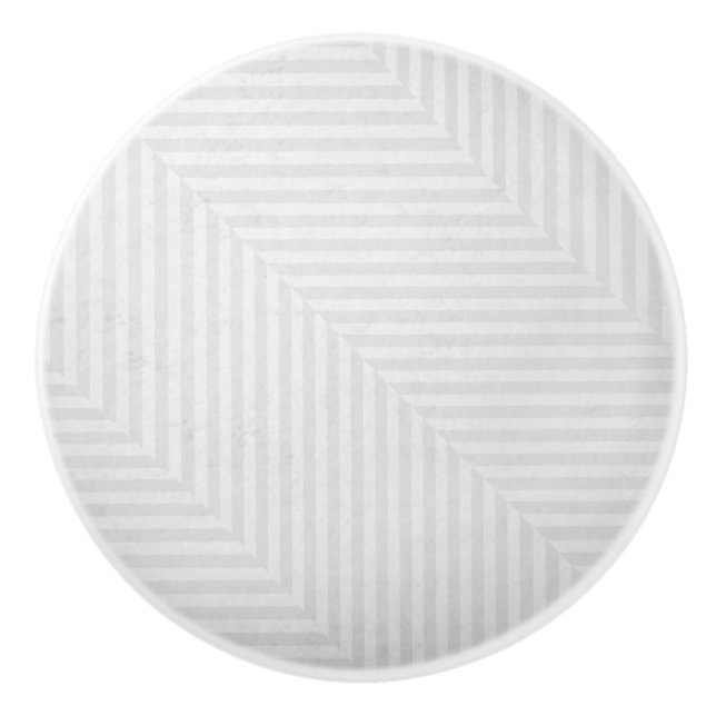 Striped pattern paper background ceramic knob (Front)