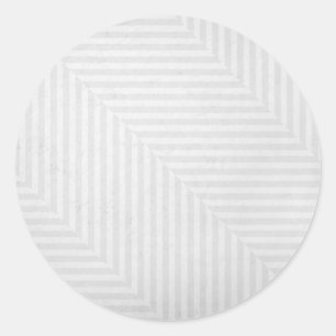 Striped pattern paper background classic round sticker