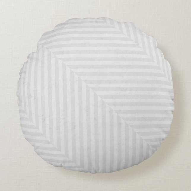 Striped pattern paper background round cushion (Front)