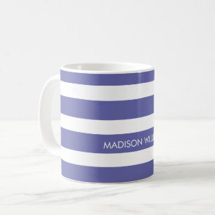 Striped Personalised Coffee Mug