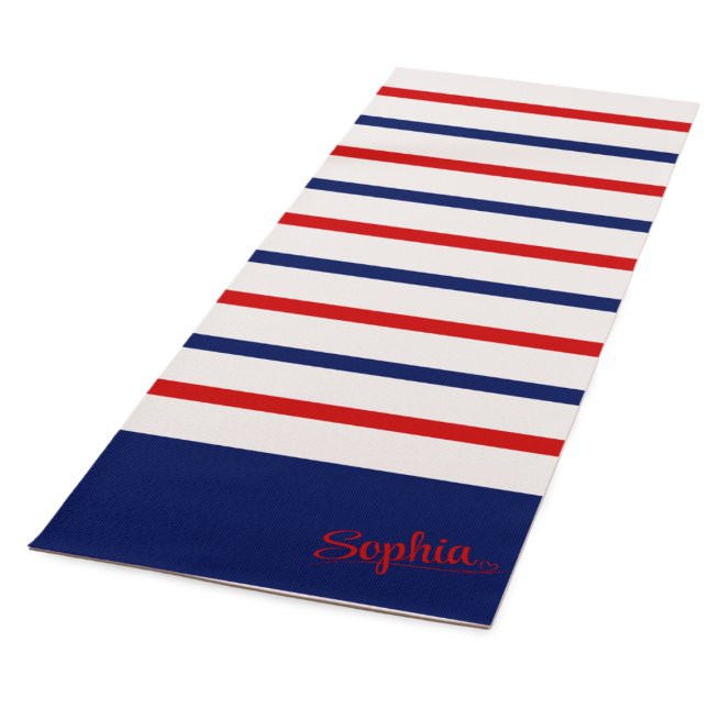 Striped Personalised Yoga Mat (Creator Uploaded)