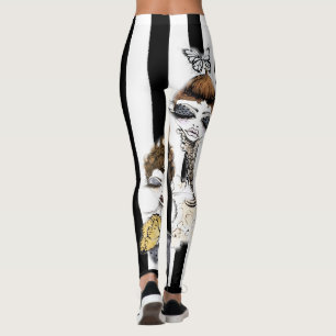 Striped Pixie Leggings