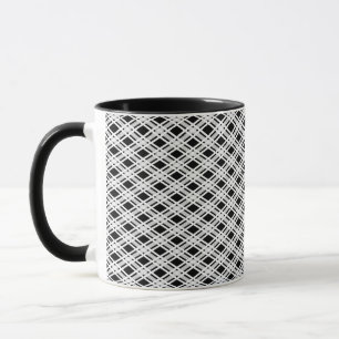 Striped Plaid Pattern Mug
