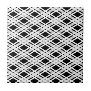 Striped Plaid Pattern Tile