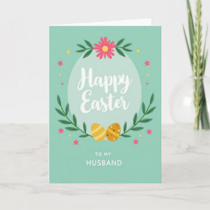 Striped Polka Dot Easter Card