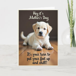 Striped Puppy Love Card