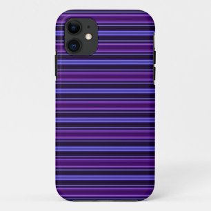 Striped Purples iPhone 11 Case