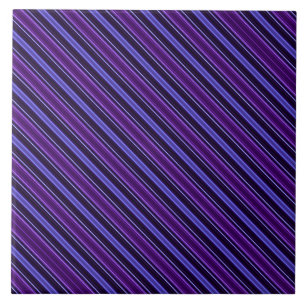 Striped Purples Tile