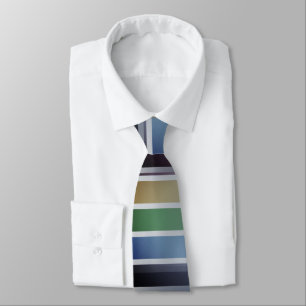 Striped Rainbow Coloured Tie